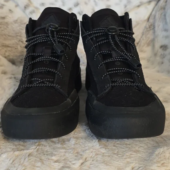 EUC Adidas Znsored Skate High Top Sneakers Sz M 7 W 8.5 Black - Picture 4 of 5